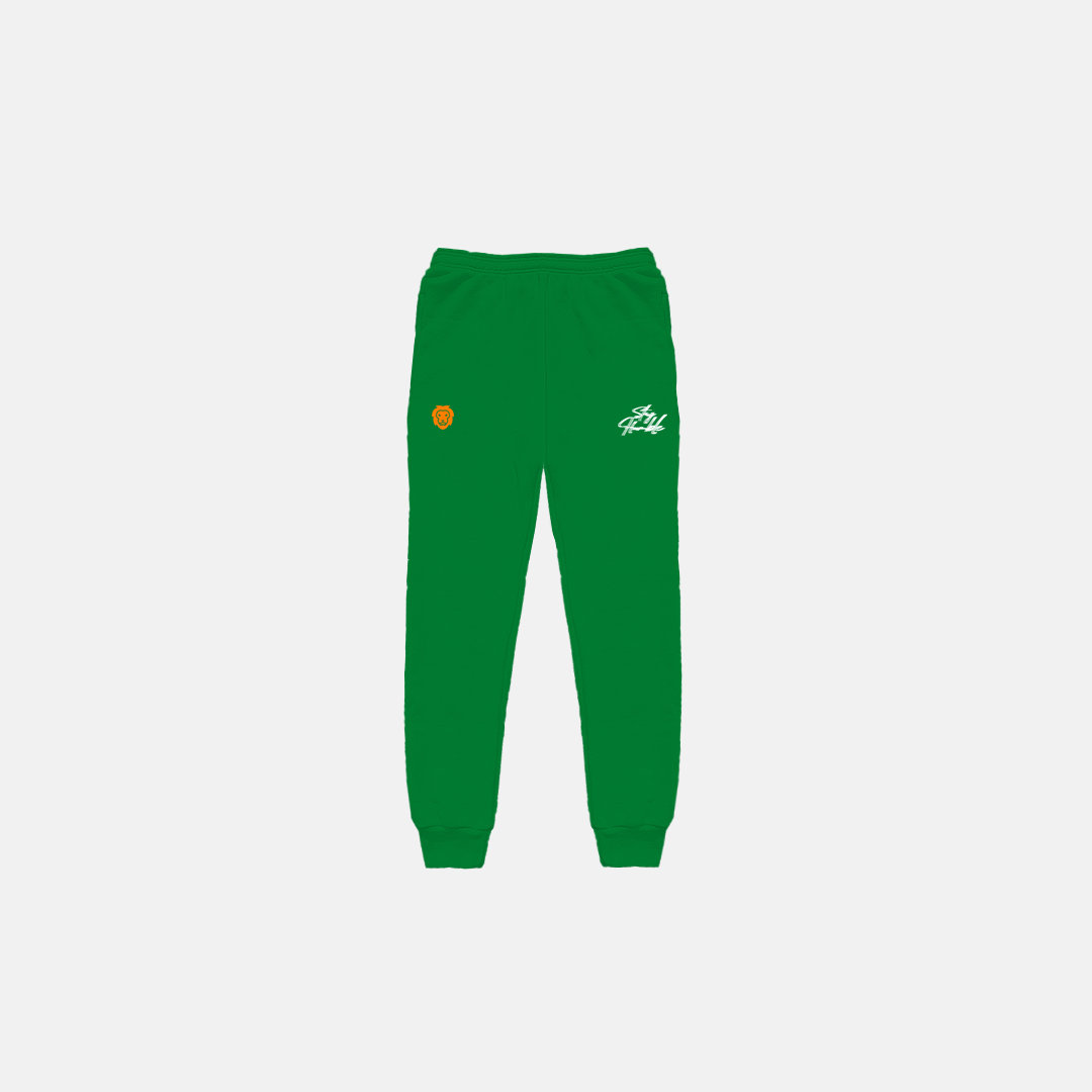 ‘BLURRY SCRIPT™’ SWEATPANTS - GREEN