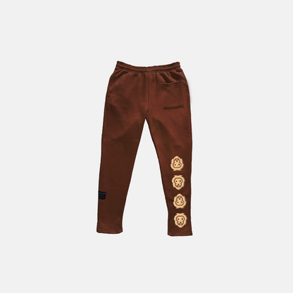 'BLURRY SCRIPT™' SWEATPANTS v2 - BROWN