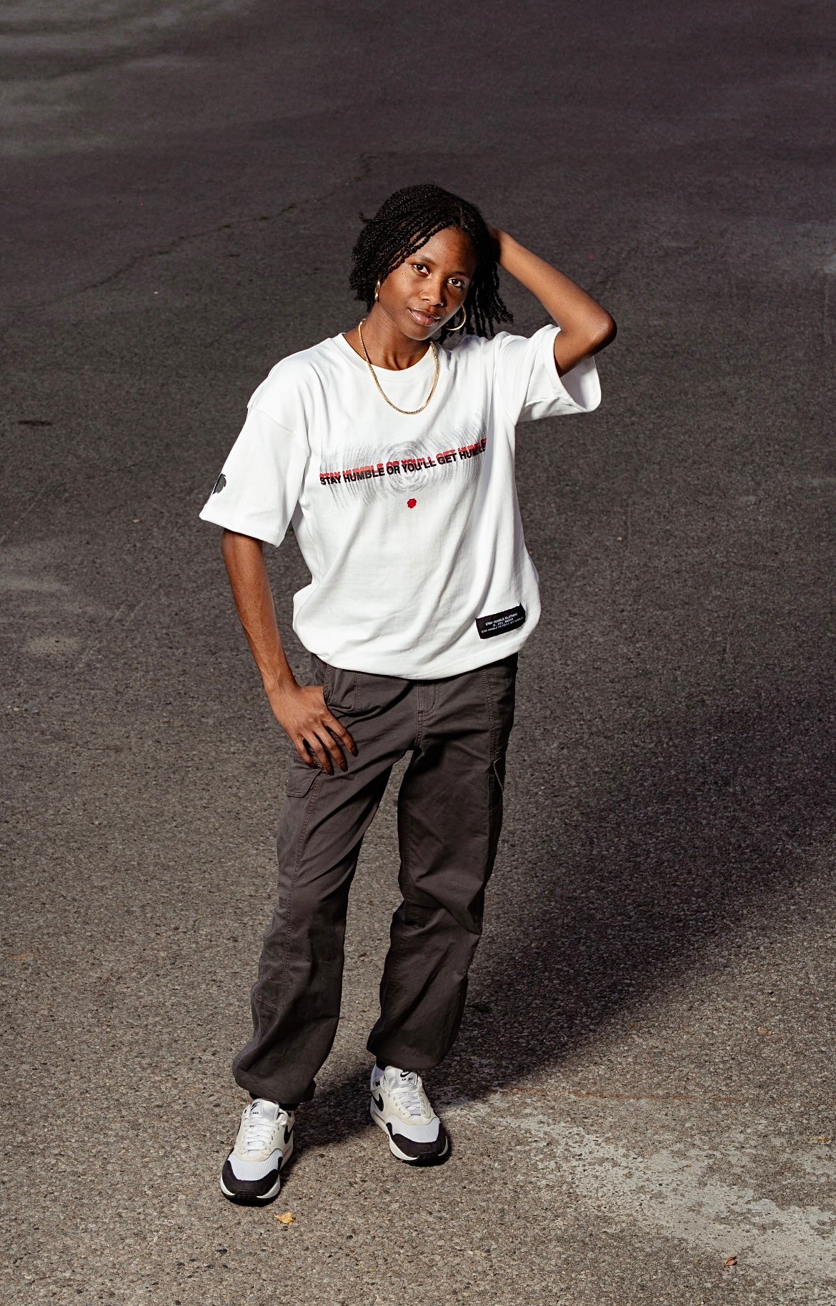 SLOGAN TEE - WHITE