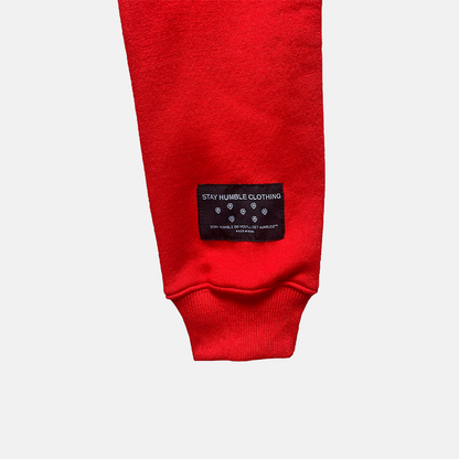 'BLURRY SCRIPT™' HOODIE v2 - RED