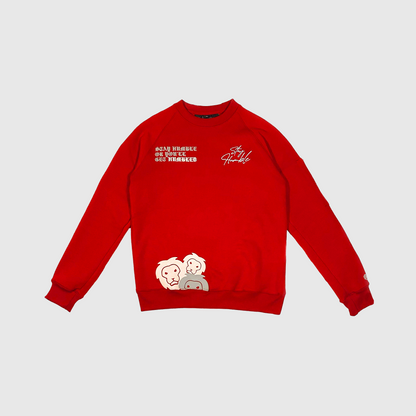 'TRIFECTA' SWEATSHIRT - RED