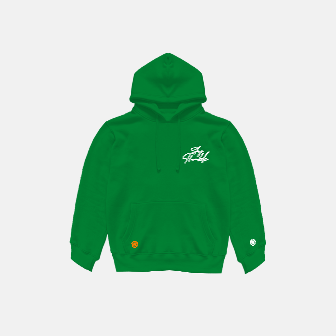 ‘BLURRY SCRIPT™’ HOODIE - GREEN